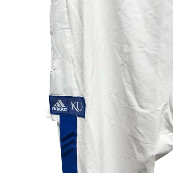 Adidas Kansas Jayhawks KU Basketball NCAA Men Tear Away Pants SZ XL - Picture 6 of 7